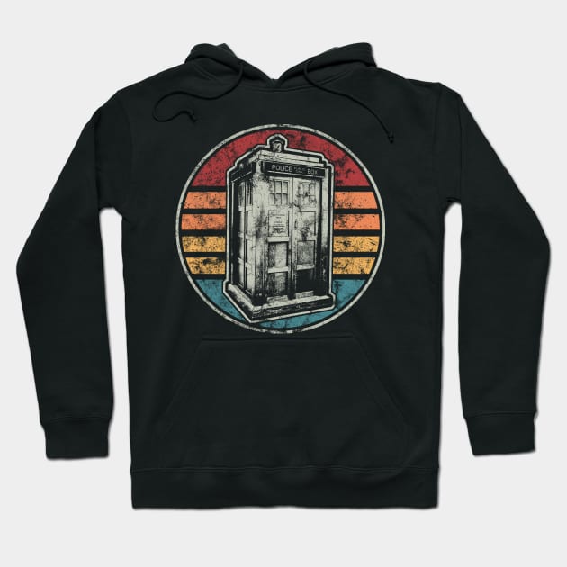 Vintage Police Box Hoodie by FanFreak